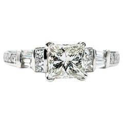 1.75ctw Diamond Engagement Ring In 950pt Platinum