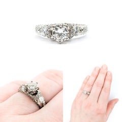 1.75ctw Diamond Ring In White Gold