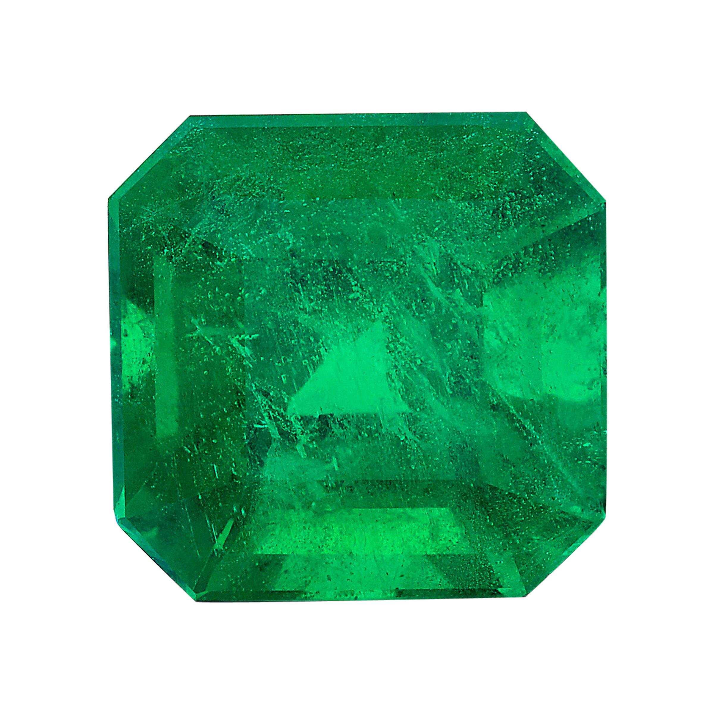 1.76 Carat Brazilian Emerald, Unset Loose Gemstone, GIA Certified  For Sale