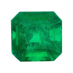 Smeraldo brasiliano da 1,76 carati, gemma sfusa non incastonata, certificato GIA