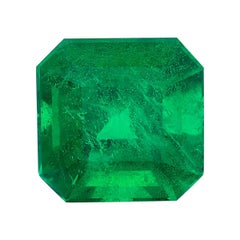 Émeraude brésilienne non sertie de 1,76 carat, certifiée GIA 