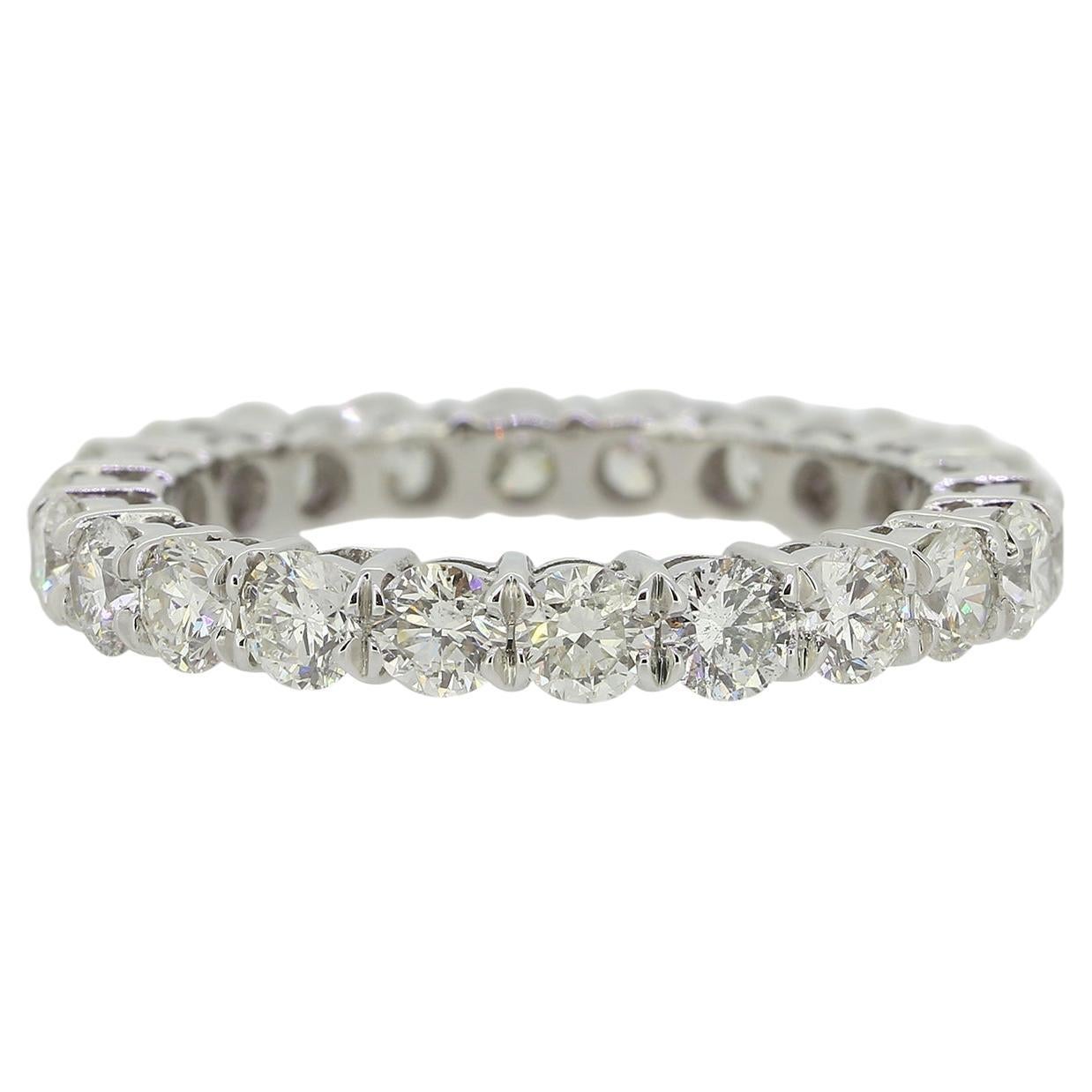 1.76 Carat Diamond Full Eternity Ring Size I 1/2