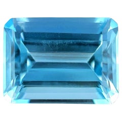 1.76 Carat Natural Super Santa Maria Color Aquamarine Loose Stone