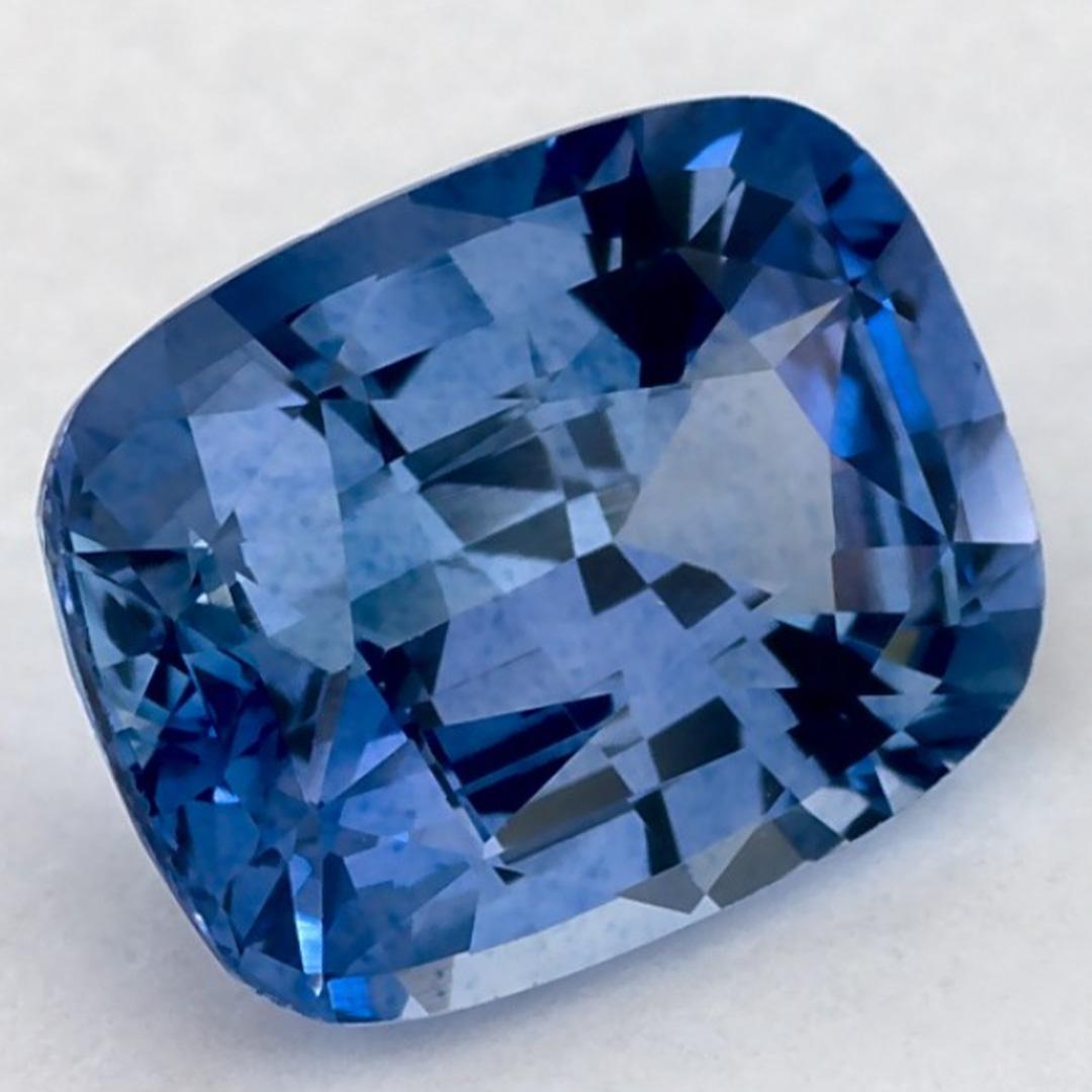 1.76 Karat Blauer Saphir Cushion Loser Edelstein (Kissenschliff) im Angebot