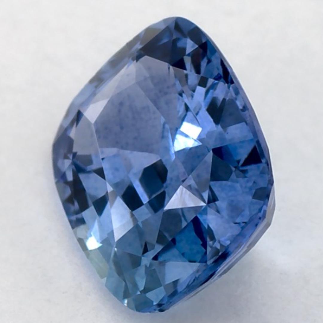 1.76 Karat Blauer Saphir Cushion Loser Edelstein Damen im Angebot