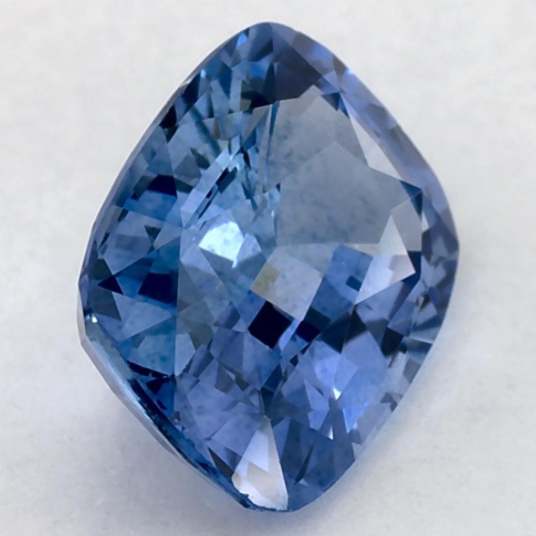 1.76 Karat Blauer Saphir Cushion Loser Edelstein im Angebot 2