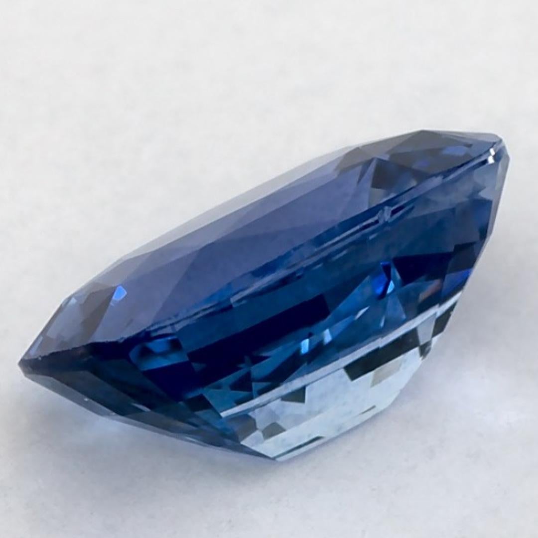 1.76 Karat Blauer Saphir Cushion Loser Edelstein im Angebot 3