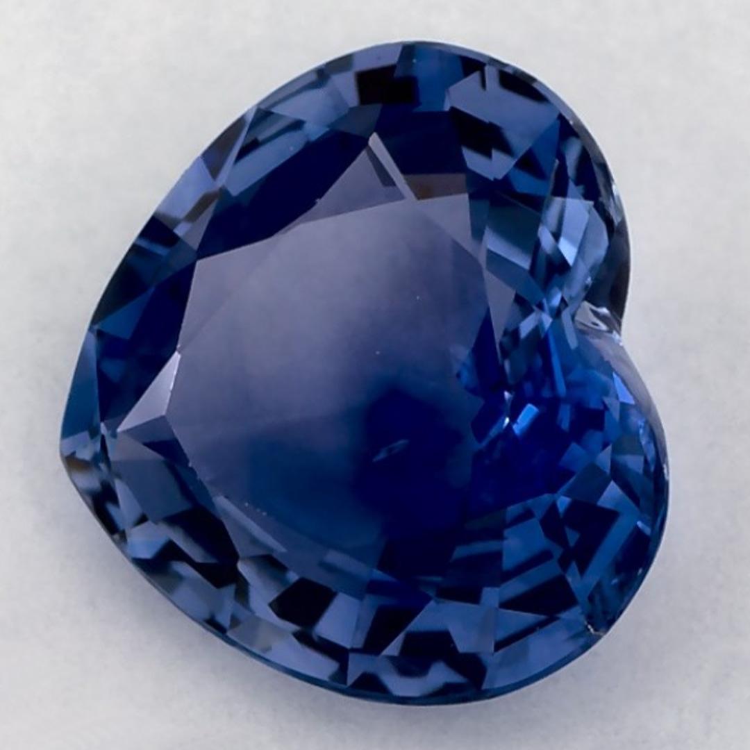 1.76 qt Zafiro Azul Corazón Gema Suelta Corte de corazón en venta