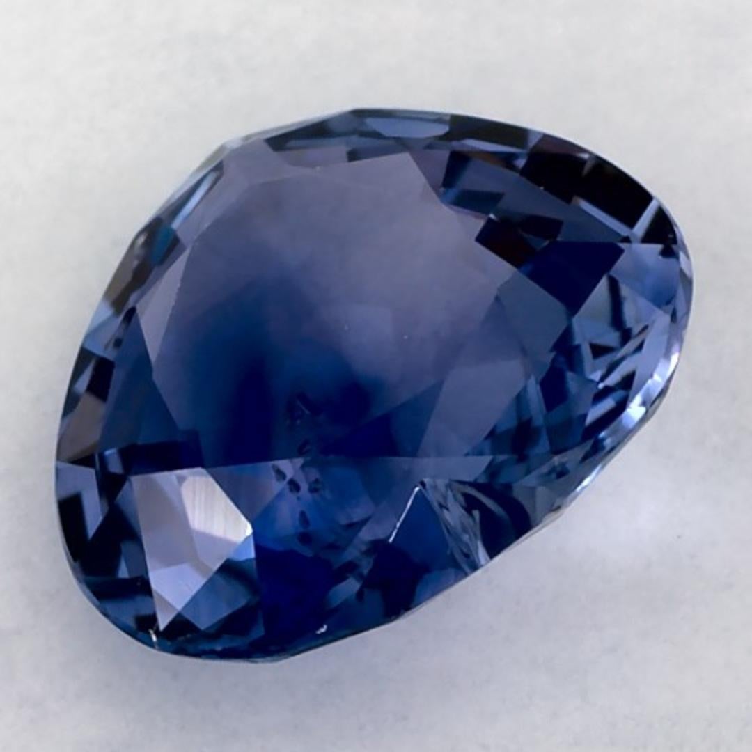 1.76 qt Zafiro Azul Corazón Gema Suelta en Nuevo estado para la venta en Fort Lee, NJ