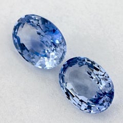 1.76 Karat Blauer Saphir Oval Loser Edelstein
