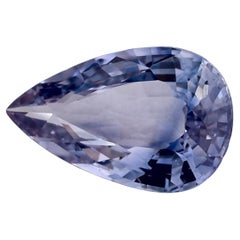 1.76 Ct Blue Sapphire Pear Loose Gemstone