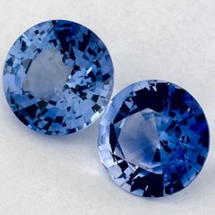 1.76 Ct Blue Sapphire Round Loose Gemstone