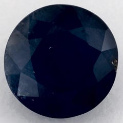 1.76 Ct Blue Sapphire Round Loose Gemstone