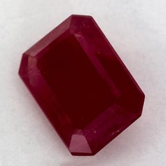 1.76 Ct Ruby Octagon Cut Loose Gemstone
