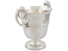 1760s Antique Irish Sterling Silver Loving Cup