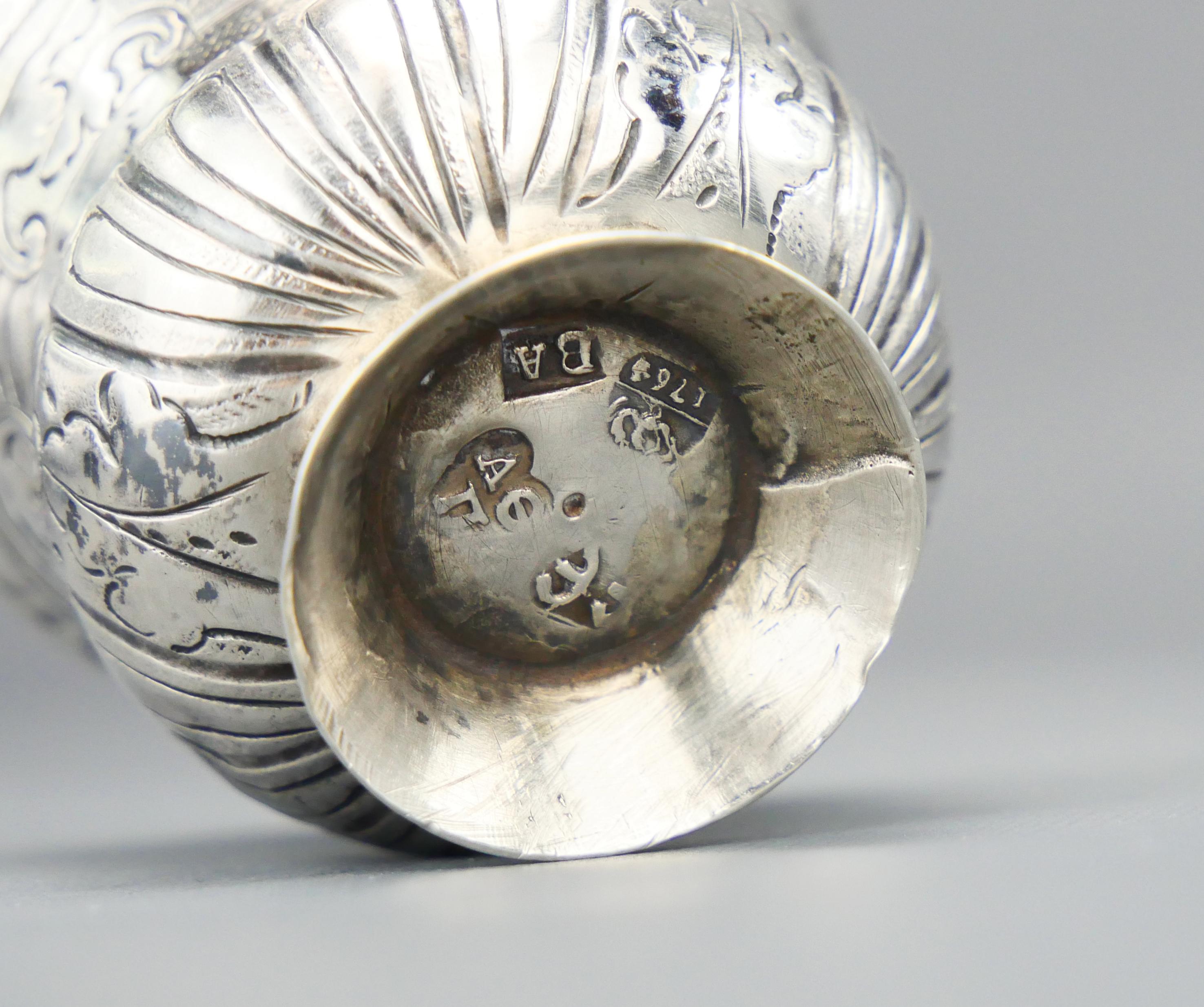 1764 Antique Tsarist Imperial Russian Vodka Shot solid 84 Silver / 23 gr For Sale 3