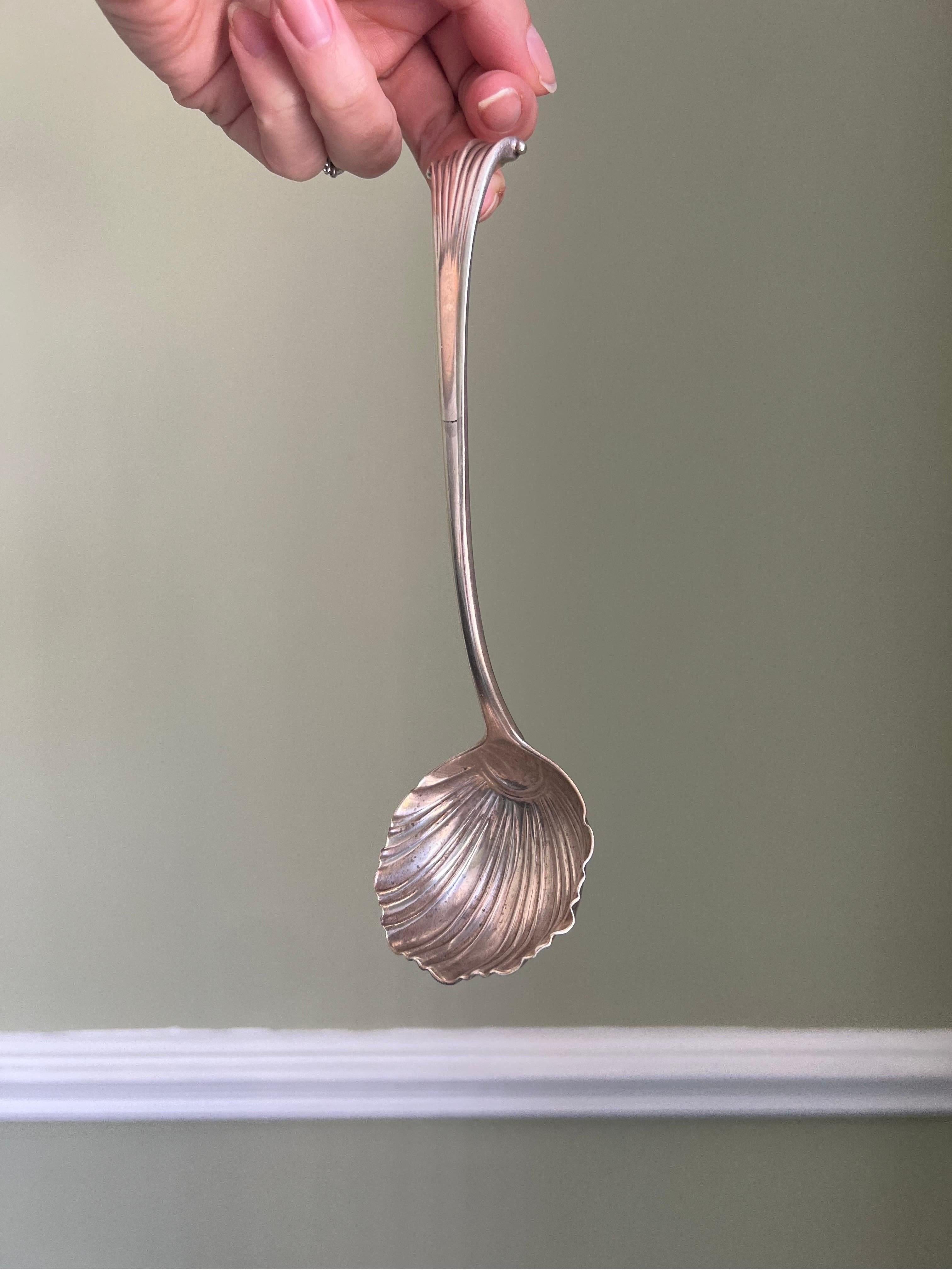 Mr. Giallo is opening his personal vault to sell a collection of his treasured antiques he's held on for so long.

ABOUT ITEM.
1765 George III Silver Onslow Pattern Small Ladle. Item originally bought by Vito at Sotheby's auction, circa 1970s.