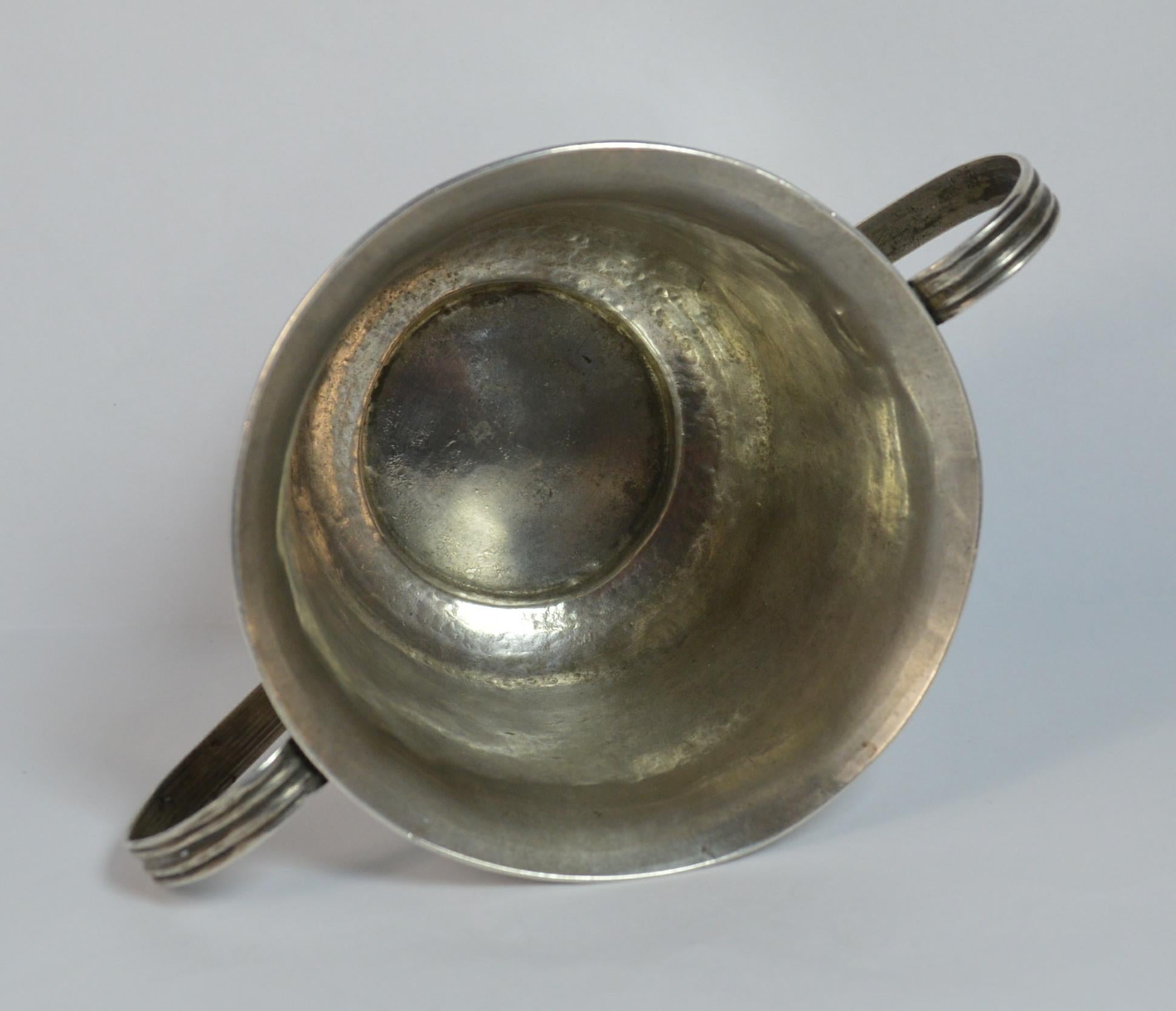 George II 1768 Georgian Plain Original English Silver Two Handled Porringer Cup