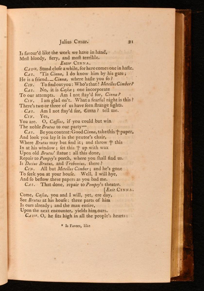 1768 Mr William Shakespeare, His Comedies, Histories, and Tragedies. The Works o 7