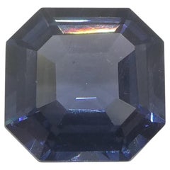 1.76 Karat Asscher-Schliff/quare Blauer Spinell aus Birma, unerhitzt