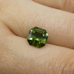 1.76ct Asscher Green Tourmaline