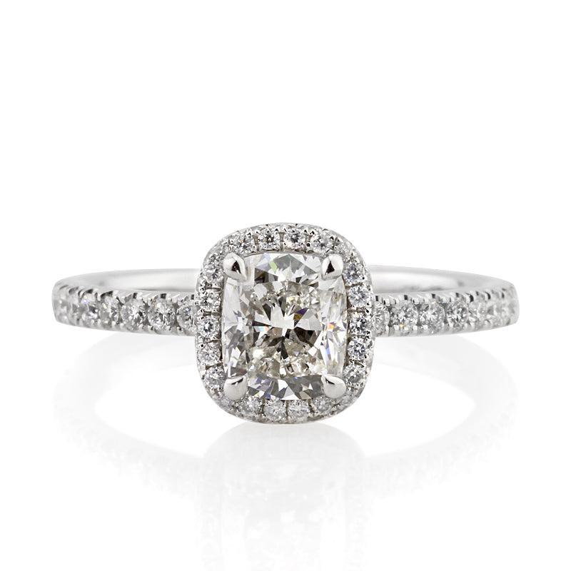 1.76ct Cushion Brilliant Diamond Engagement Ring For Sale