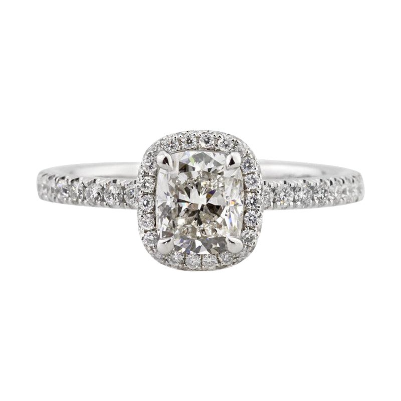 1.76ct Cushion Brilliant Diamond Engagement Ring