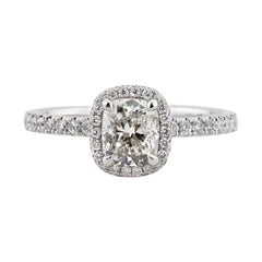 1.76ct Cushion Brilliant Diamond Engagement Ring