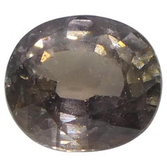 1.76ct Oval Greyish Pink Sapphire from Tanzania