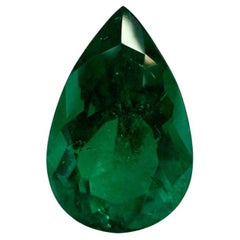 1.77 Carat 11x7 Muzo Green Colombian Emerald - Pear-Cut May Birthstone Gem