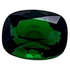 1.77 Carat Cushion cut Tsavorite Garnet