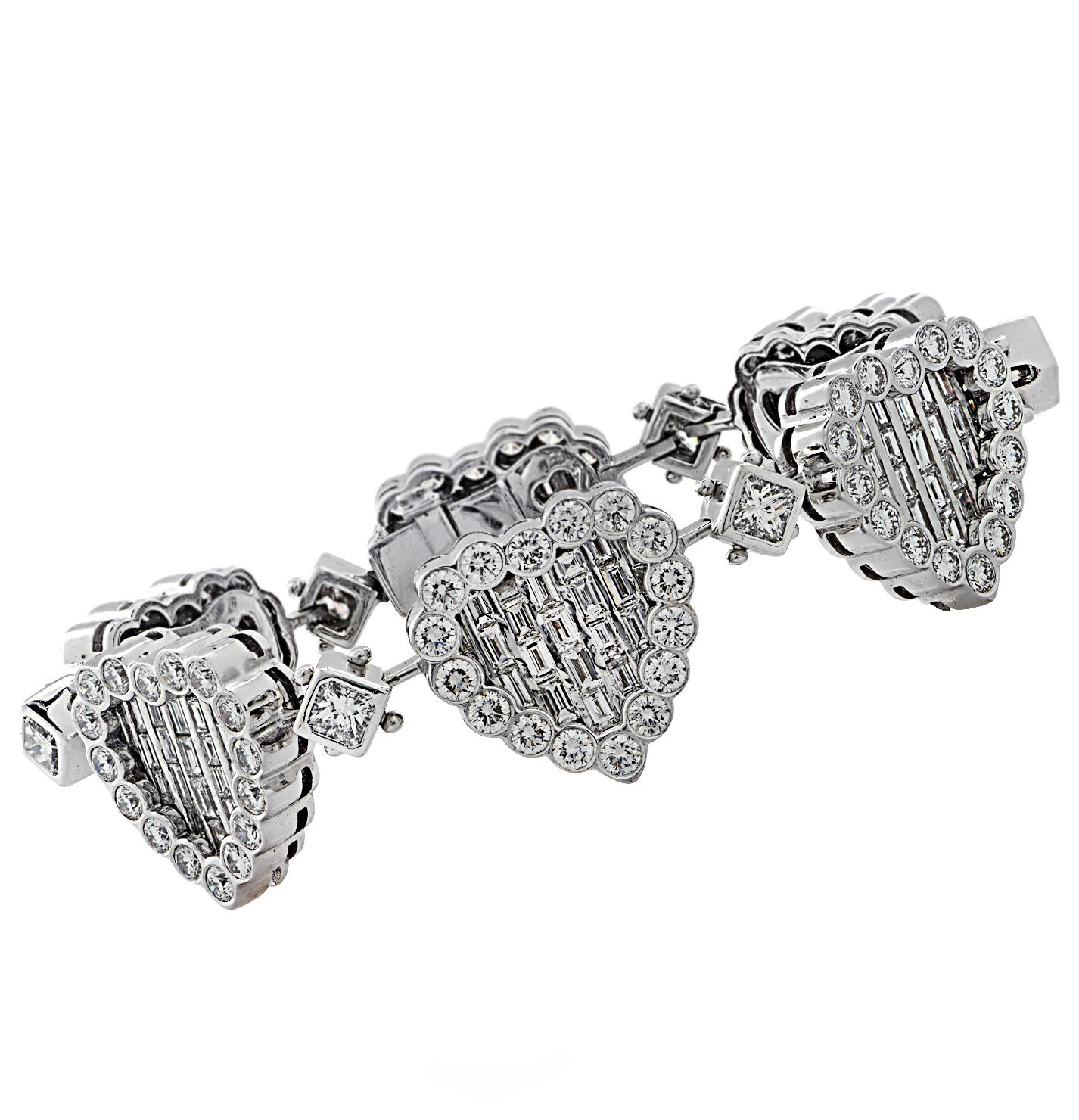 17.7 Carat Diamond Heart Bracelet 1