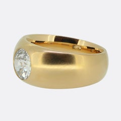 1.77 Carat Old Cut Diamond Solitaire Ring