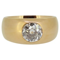 1.77 Carat Old Cut Diamond Solitaire Ring
