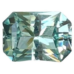 1.77 carats Aquamarine Stone Custom Precision Cut Natural Nigerien Gemstone