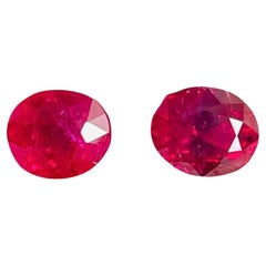 1.77 carats Burma Ruby Unheated pigeon blood red Double “pairs “AIGS certificate