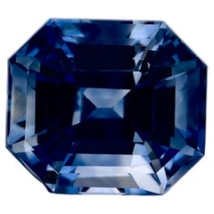 1.77 Ct Blue Sapphire Octagon Cut Loose Gemstone