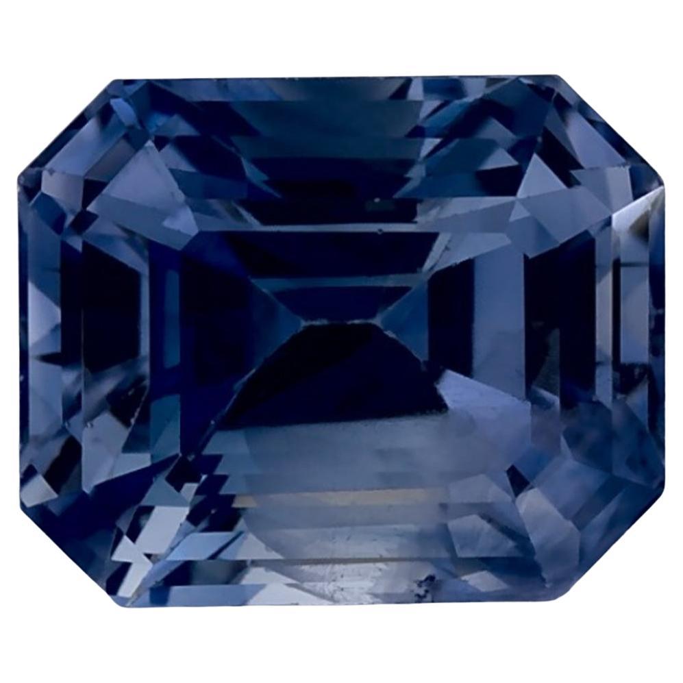 1.77 Ct Blue Sapphire Octagon Loose Gemstone