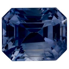 1.77 Ct Blue Sapphire Octagon Loose Gemstone