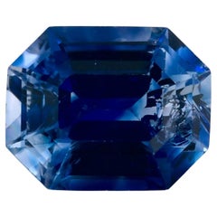 1.77 Ct Blue Sapphire Octagon Loose Gemstone