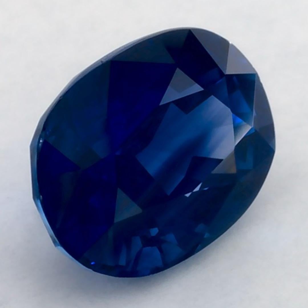 1.77 Karat Blauer Saphir Oval Loser Edelstein (Ovalschliff) im Angebot