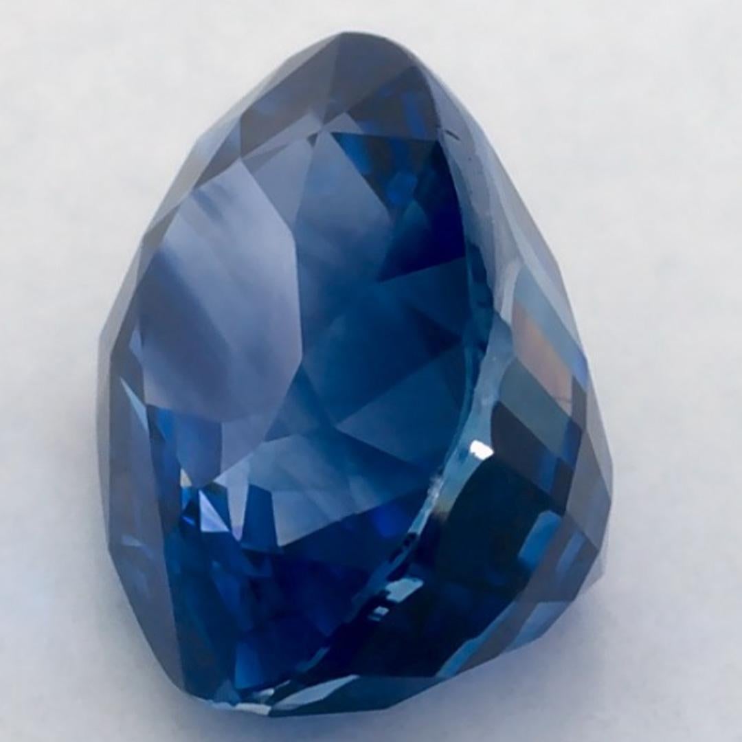 1.77 Karat Blauer Saphir Oval Loser Edelstein Damen im Angebot