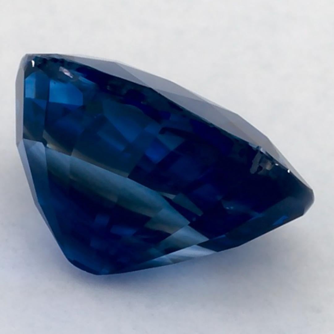 1.77 Karat Blauer Saphir Oval Loser Edelstein im Angebot 1