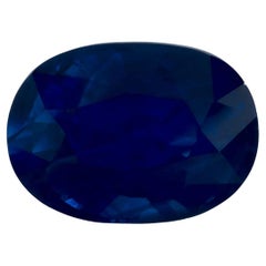 1.77 Ct Blue Sapphire Oval Loose Gemstone