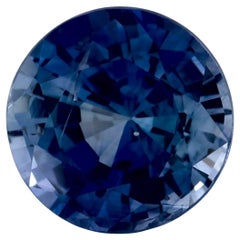 1.77 Karat Blauer runder Saphir, loser Edelstein