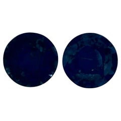 1.77 Ct Blue Sapphire Round Loose Gemstone