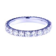1.77 Ct Diamonds 18kt White Gold Wedding Ring