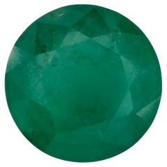 1.77 Ct Emerald Round Loose Gemstone