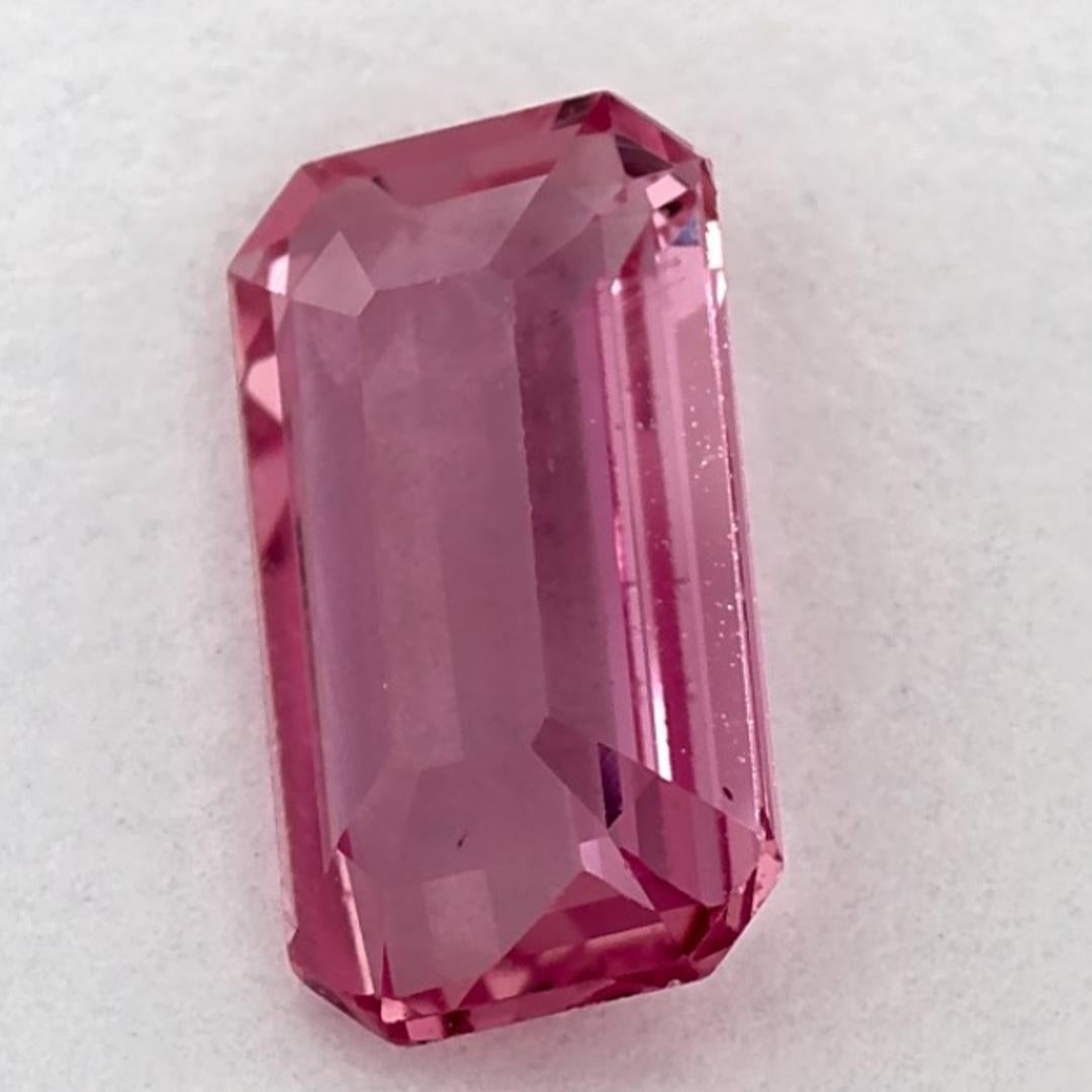 Donna 1.77 carati di zaffiro rosa ottagonale sfuso in vendita
