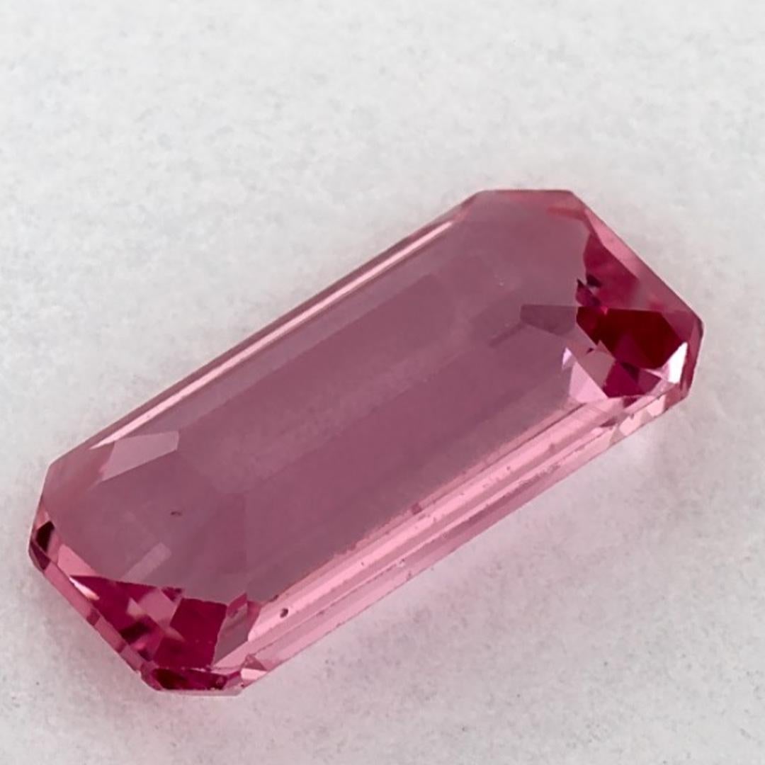 1.77 carati di zaffiro rosa ottagonale sfuso in vendita 3